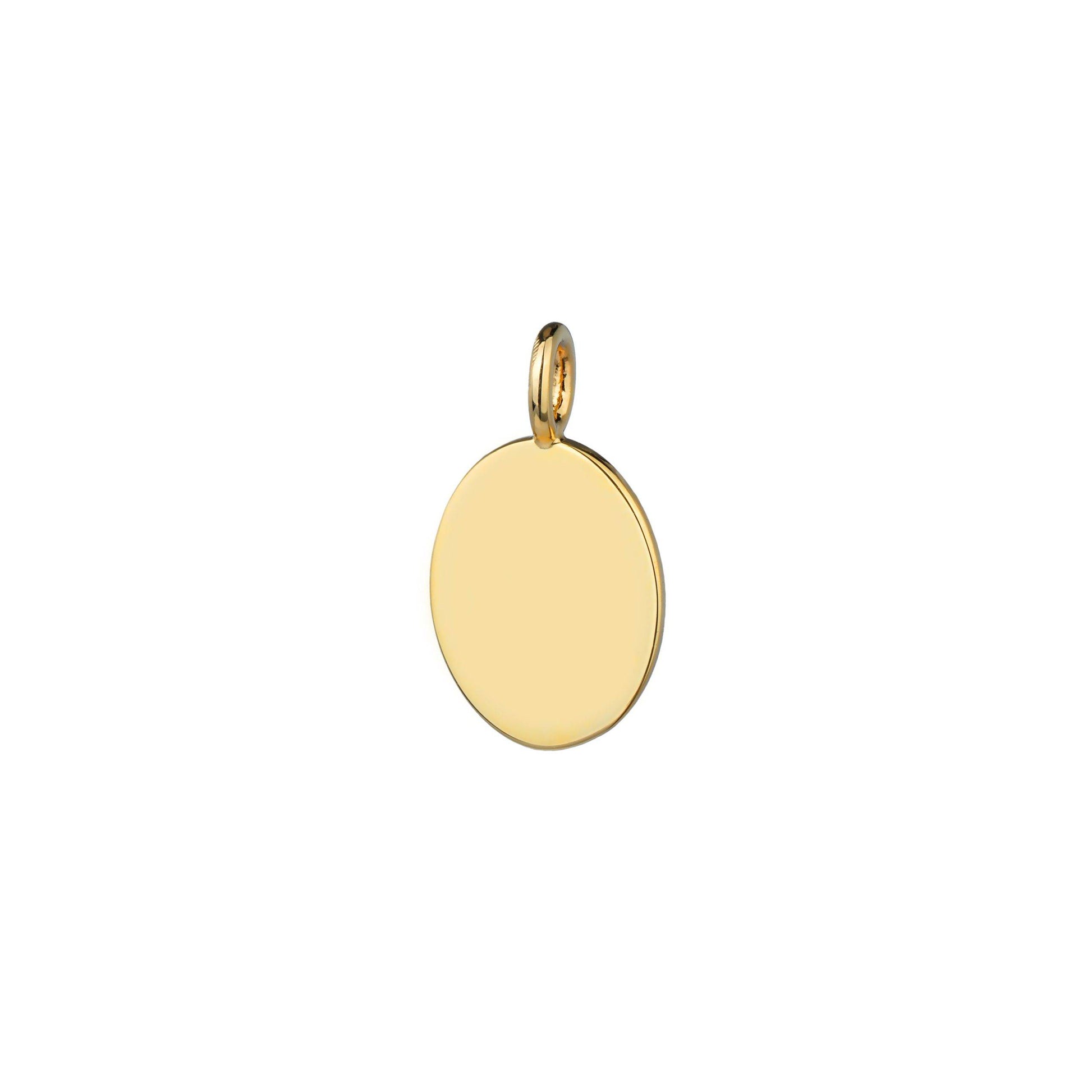 oval pendant add engraving