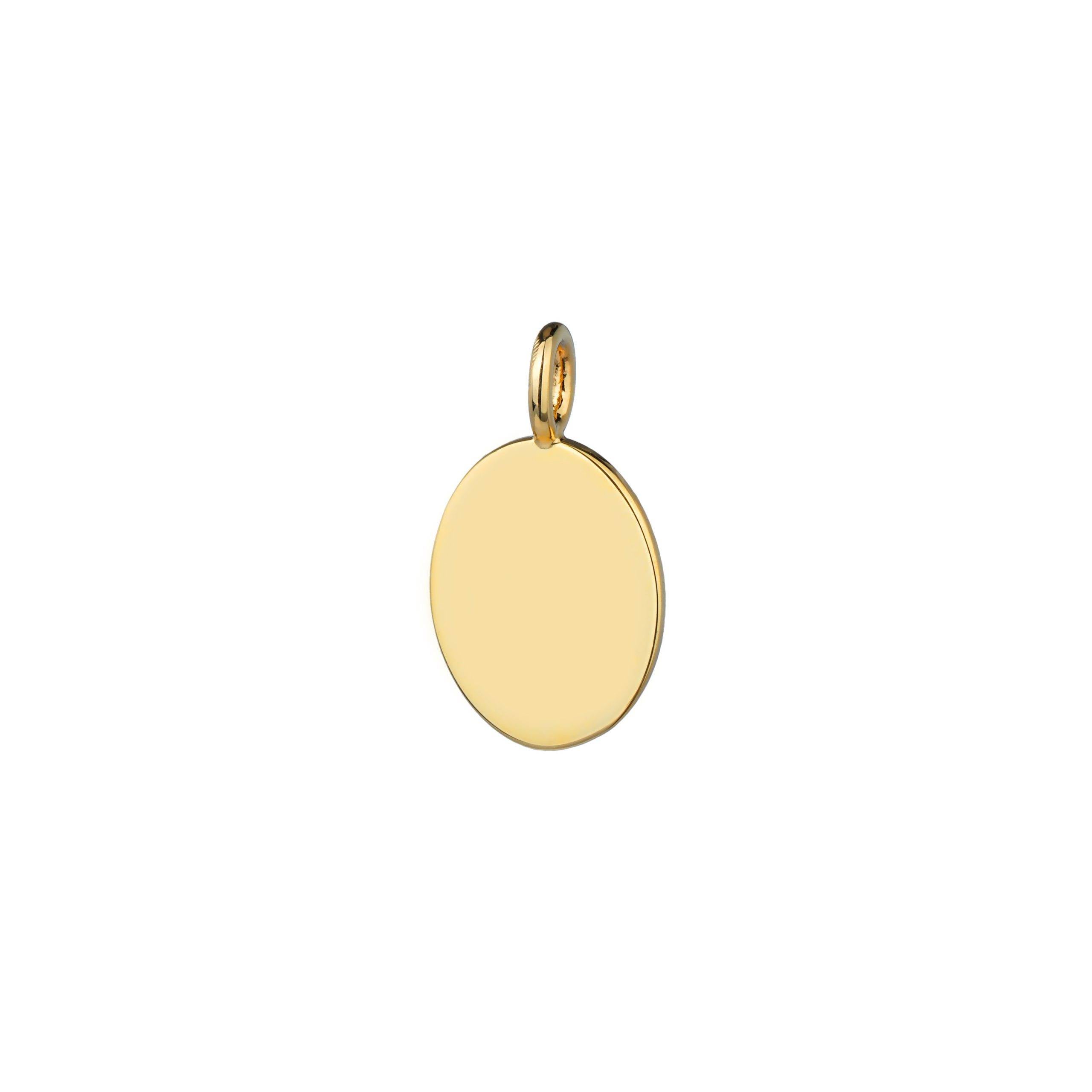 oval pendant add engraving