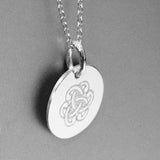 Regular Silver Disc Pendant