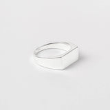 Mens Rectangular Signet Ring