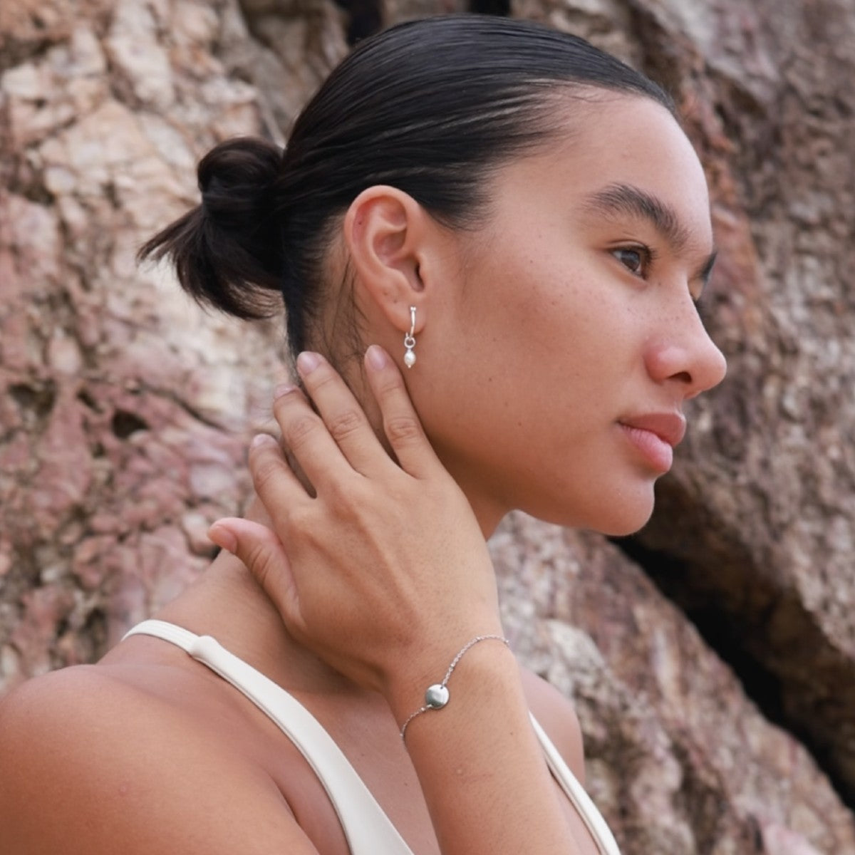 personalised disc bracelet