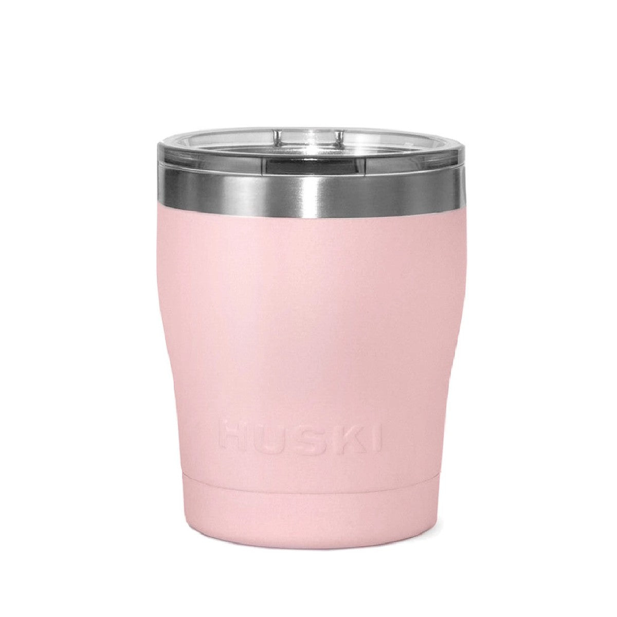 pink huski coffee cup engrave a name or special phrase for perfect personalised gift for teacher or colleagues.