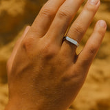 Silver Signature Slim Signet