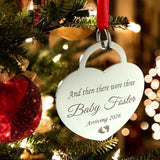 Engraved Silver Heart Ornament