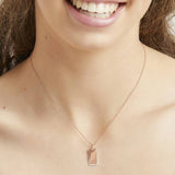 ROSE GOLD BAR NECKLACE