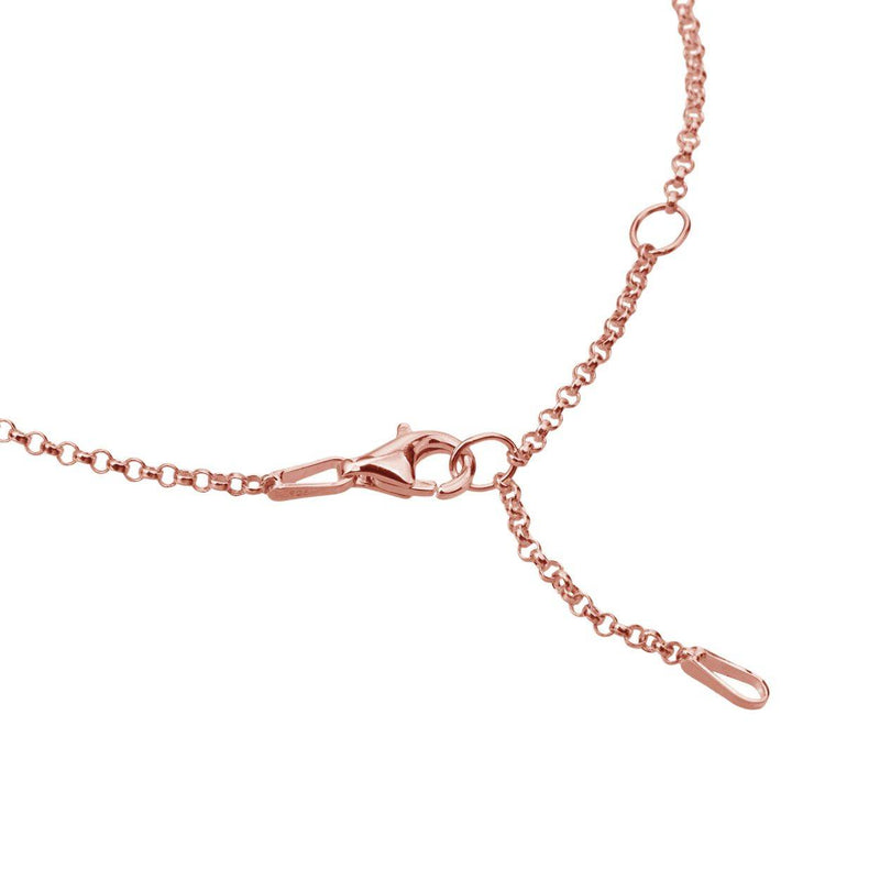 50cm rose gold rolo chain