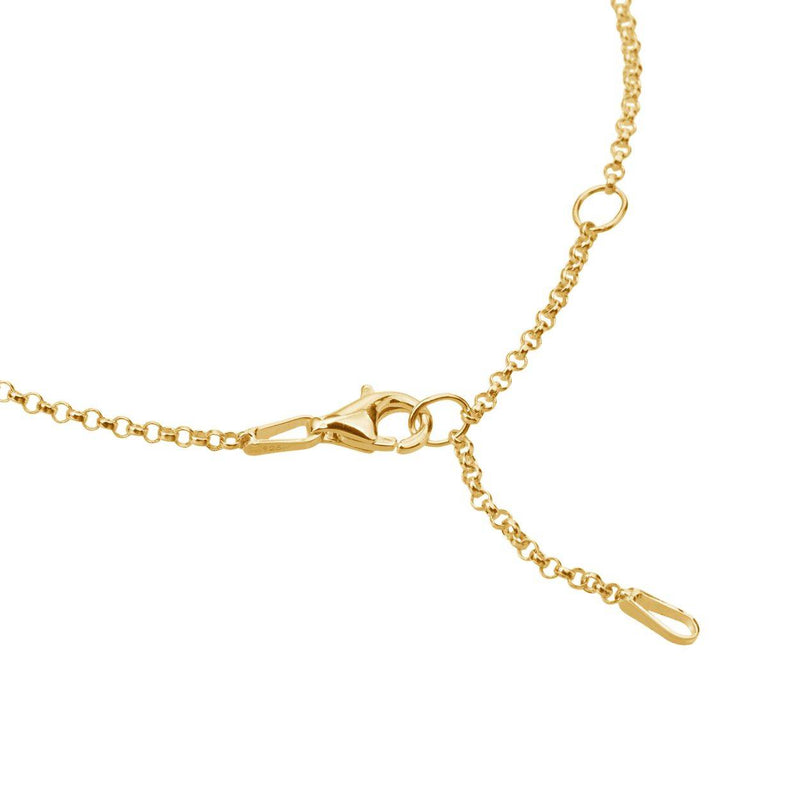 gold rolo chain 50cm