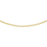 Yellow Gold Large Disc Necklace