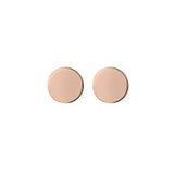 rose gold disc earring