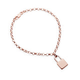 Rose Gold Belcher Chain Bracelet