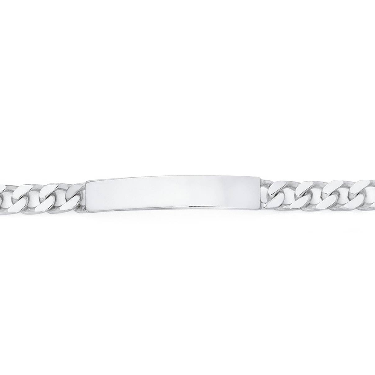 Engraved mens ID bracelet