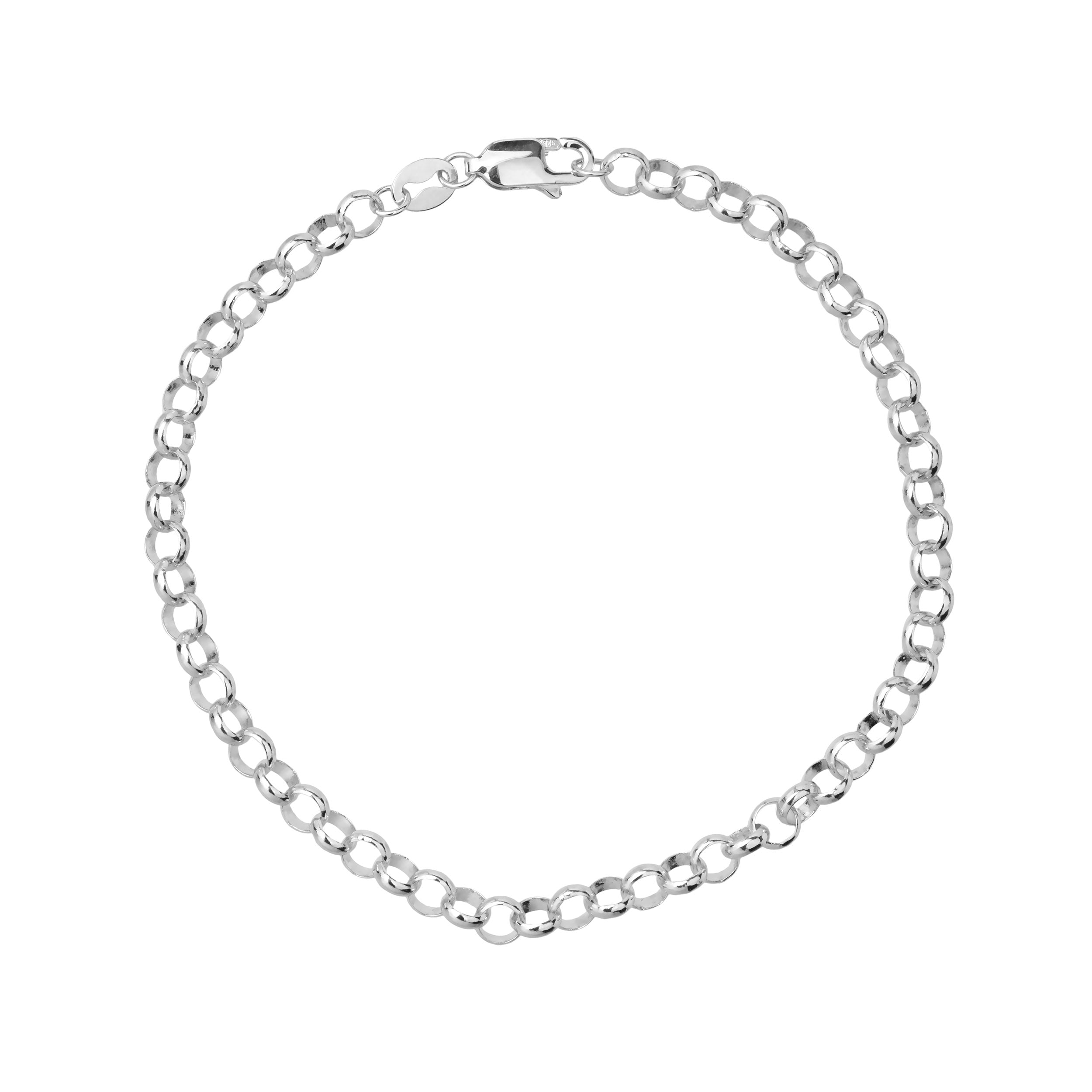 Silver Belcher Chain Bracelet