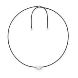 Silver Pebble Necklace