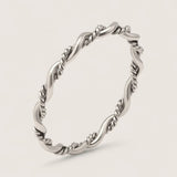 Twisted Rope Ring - Silver or Gold