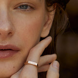 narrow signet ring for couples