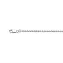 silver bracelet - french rope