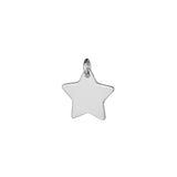 personalise this sterling silver star pendant