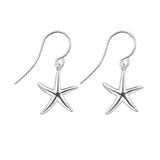 Sterling Silver Starfish Earrings