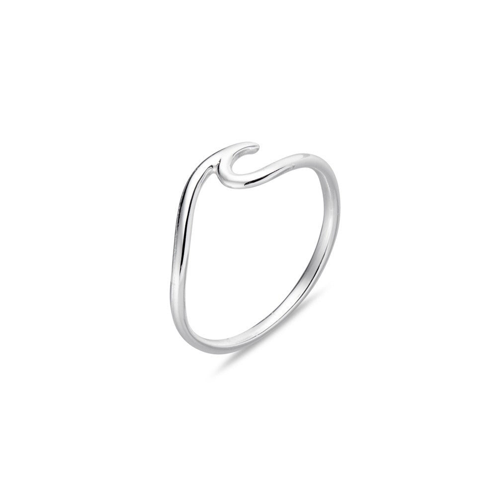 sterling silver wave ring