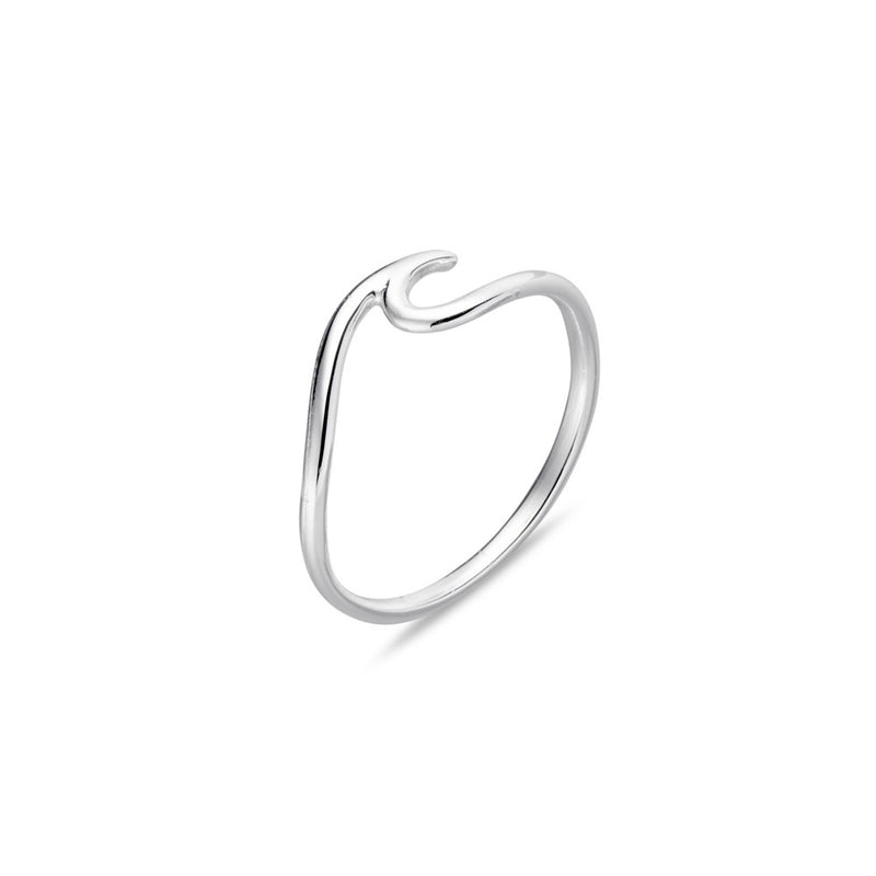 sterling silver wave ring