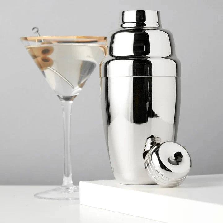 Personalised Viski Stainless Steel Heavyweight Cocktail Shaker