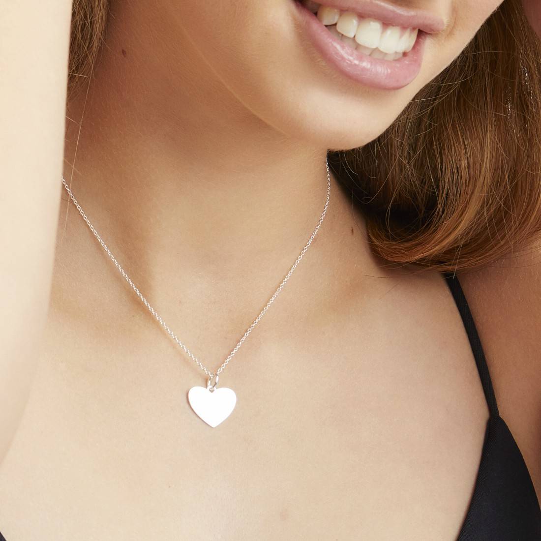 my name necklace - engrave your name on this heart pendant