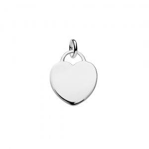 sterling silver heart tag to engrave
