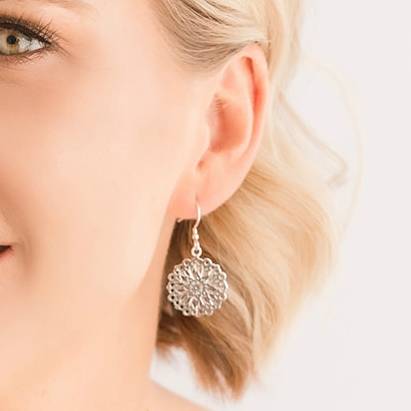 Silver Filigree Earring – SILBERUH