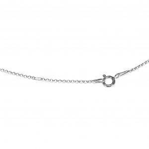 sterling silver rolo link necklace