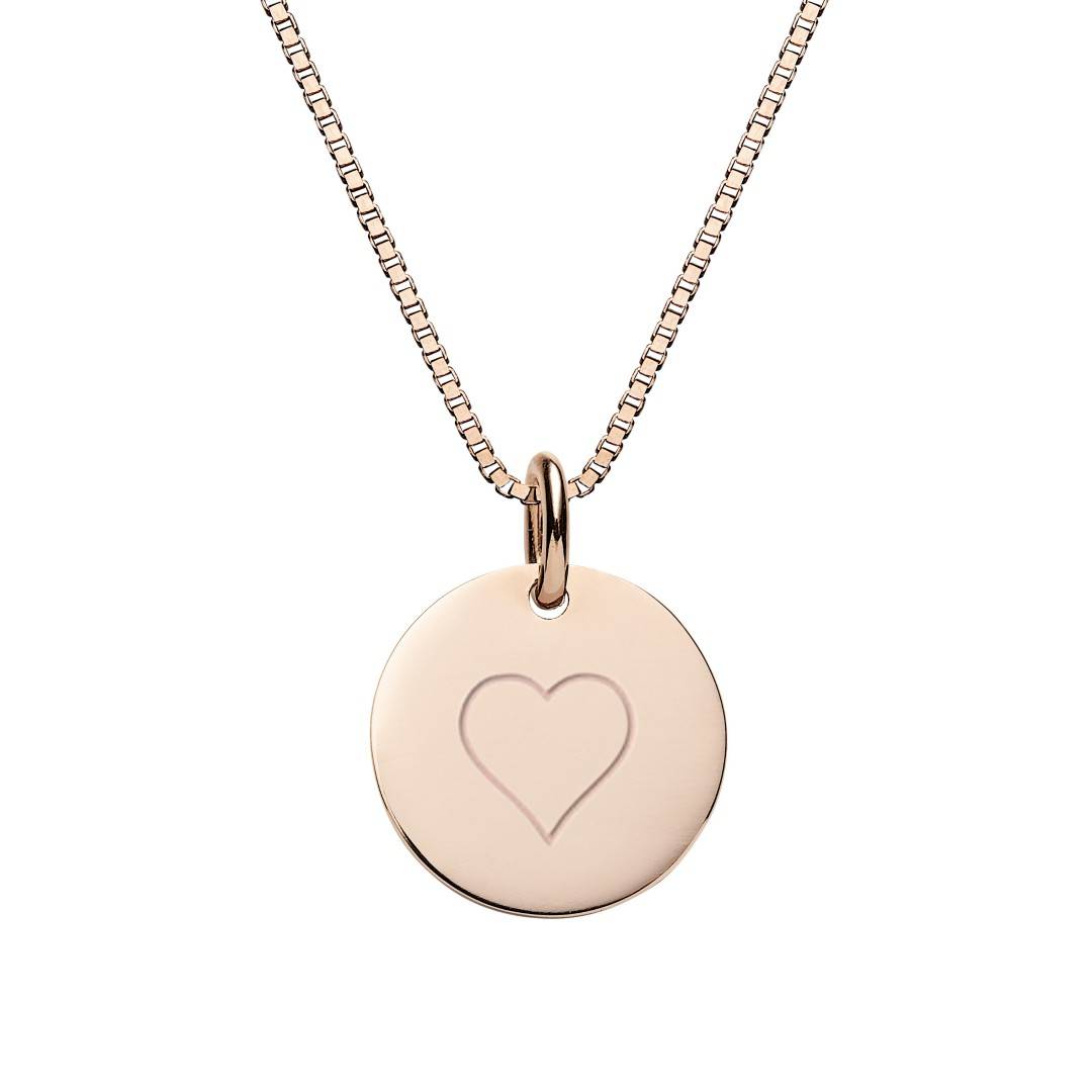 Buy Triinkkets Fashion Personalized Charm Necklace - Engraved Disc Necklace  for Womens & teens (Colour 1) at Amazon.in