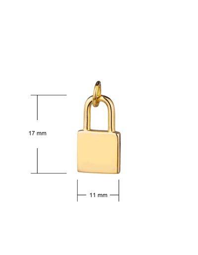 lock pendant dimensions