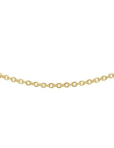 gold cable chain link detail