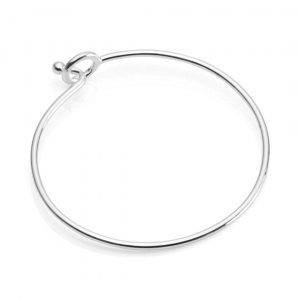 sterling silver opening bangle