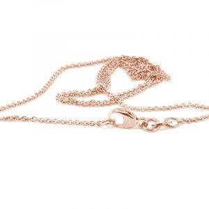 rose gold cable chain 60cm