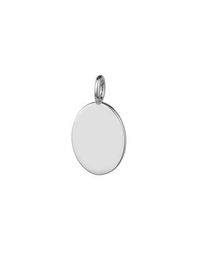 sterling silver oval pendant add engraving