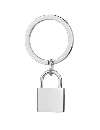 personalised lock keyring