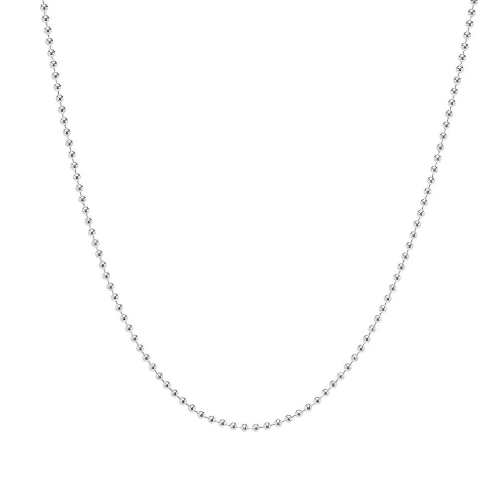 925 silver 2.5mm ball chain for men