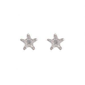 CZ star earrings
