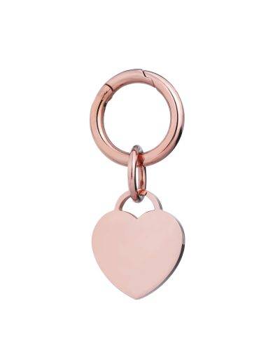 deluxe rose gold small pet tag