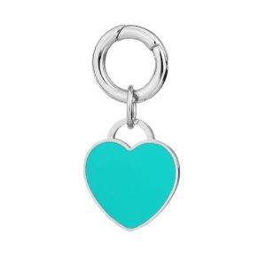 large deluxe pet heart tag