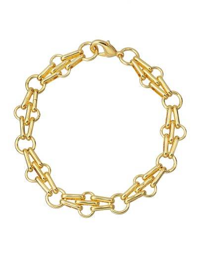 gold plated stevie bracelet