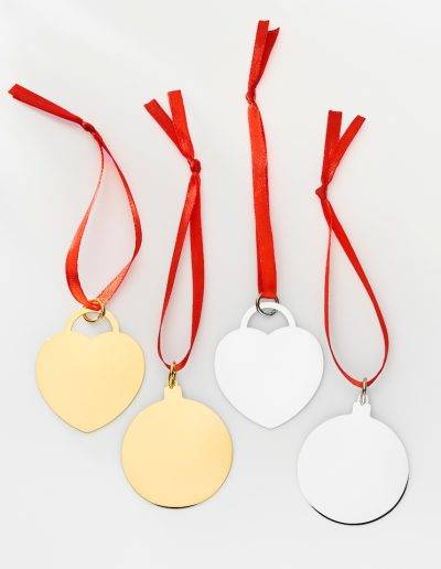 Engraved Christmas ornaments from The Silver Store Australia