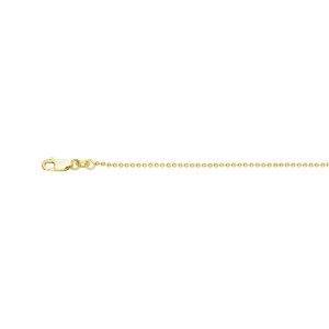 gold 1.5mm thick ball chain