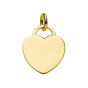 25mm heart tag pendant