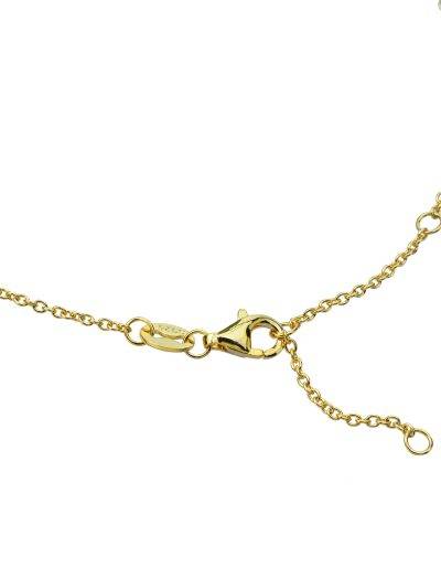 50cm yellow gold cable chain