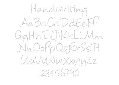 Handwritting - The Silver Store Engraving Font