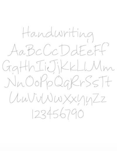 Handwritting - The Silver Store Engraving Font
