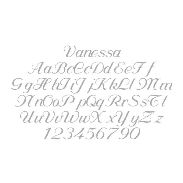 Vanessa Engraving Font - The Silver Store