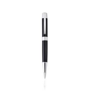 Cudworth Black Lacquer Chrome Ballpoint Pen.